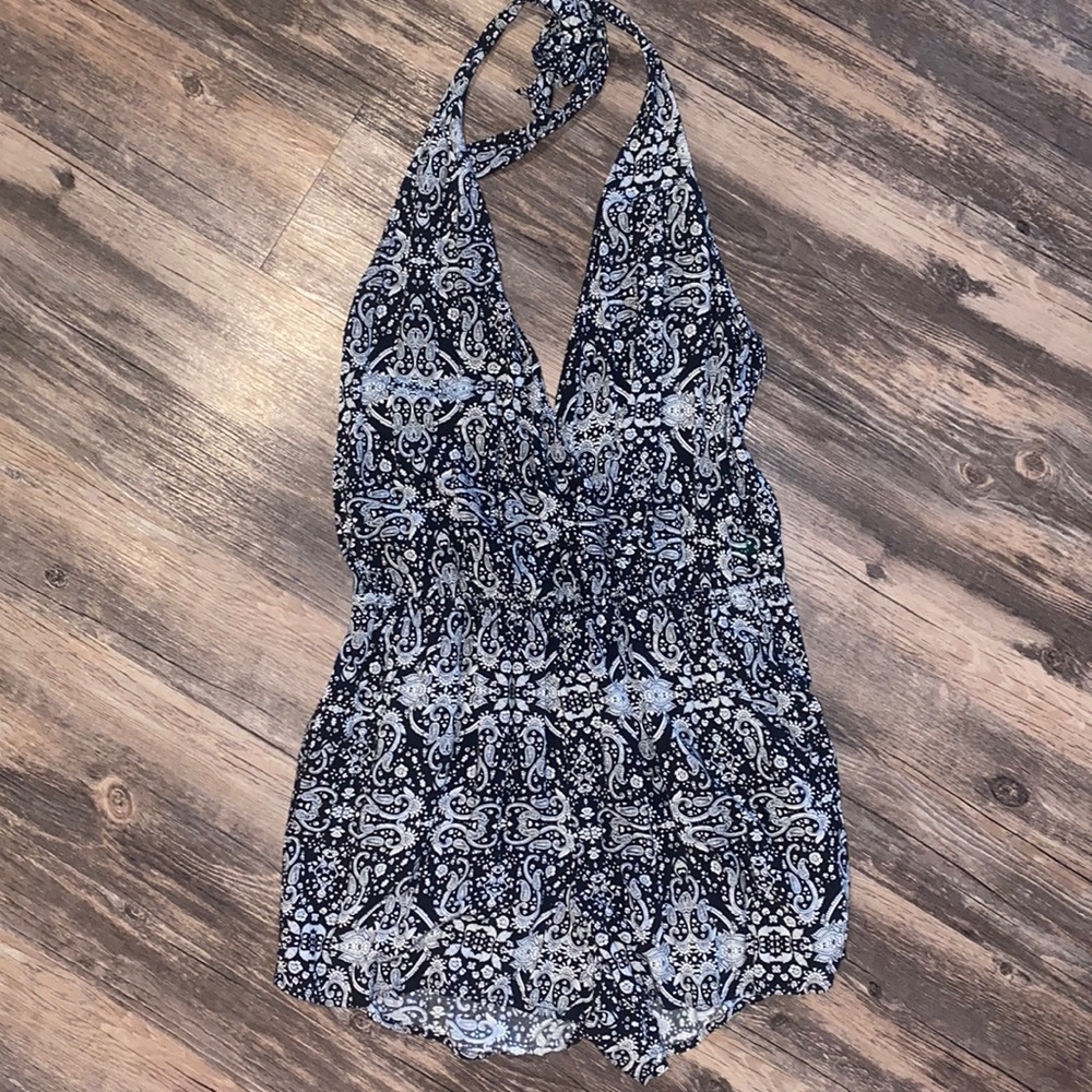Paisley Halter Romper